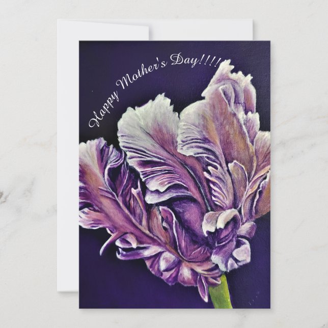 Lycklig Mors dag! Julkort (Framsida)