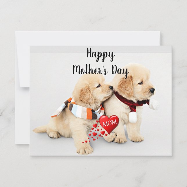 Lycklig Mors dag—Kärlek You Mamma Julkort (Framsida)