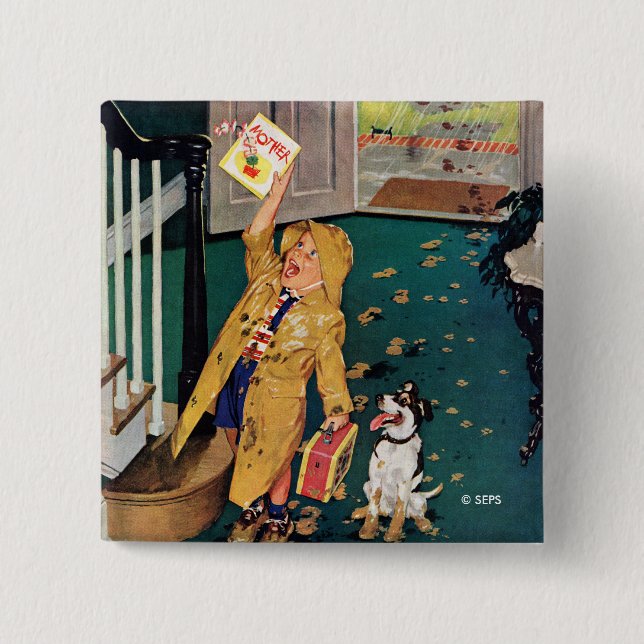 Lycklig mors dag knapp (Framsida)