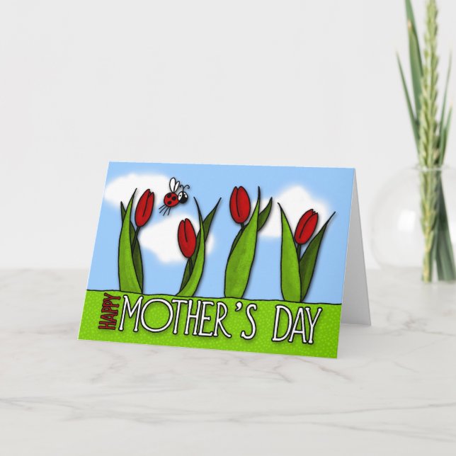 Lycklig mors dag kort (Framsida)