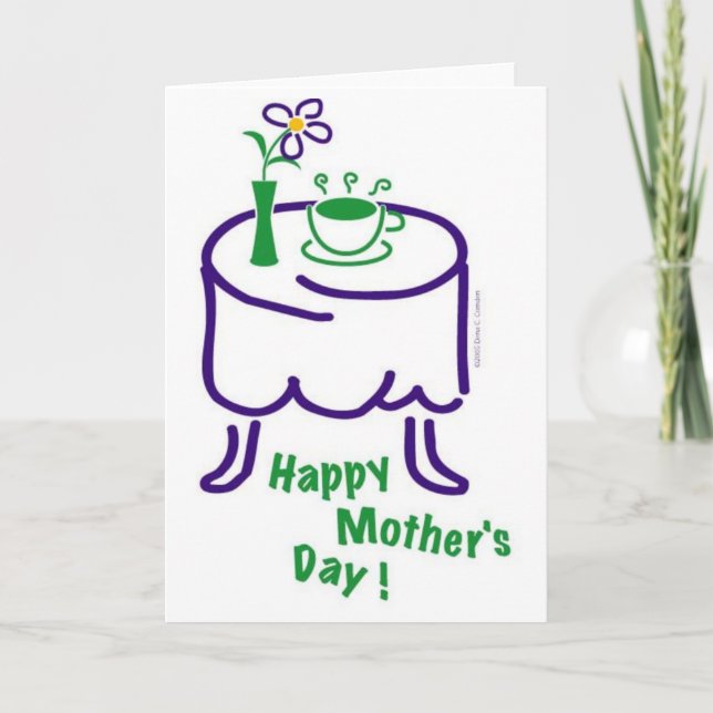 Lycklig mors dag! kort (Framsida)