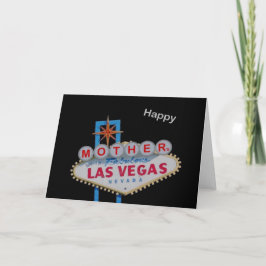 Lycklig Mors dag, Las Vegas Card, hemligt meddelan Kort