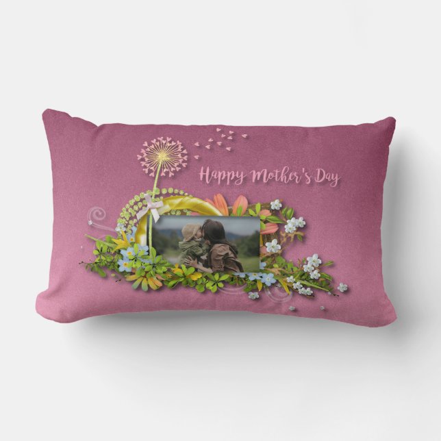 Lycklig Mors dag Lumbarkudde (Framsida)