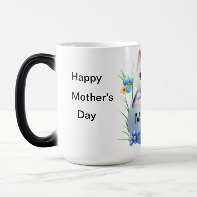 Lycklig Mors dag Magisk Mugg (Vänster)