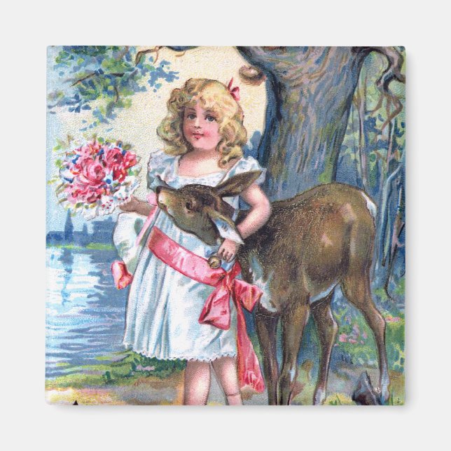 Lycklig Mors dag Magnet (Framsidan)