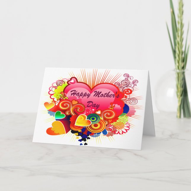 Lycklig Mors dag (Mamma)_kort Kort (Framsida)