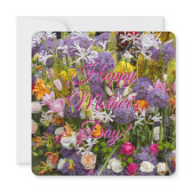 Lycklig Mors dag med blommor