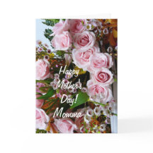 Lycklig Mors dag-Momma/ Rosa ros