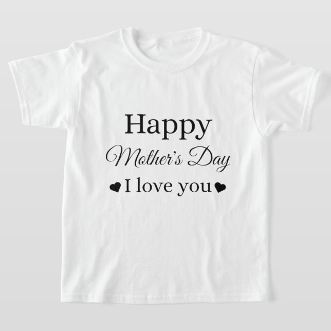 Lycklig mors dag, mors dag mamma, mamma t shirt (Laydown)