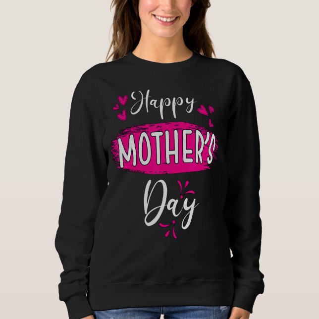 Lycklig Mors dag Mors dag Mors dag T Shirt (Framsida)