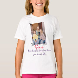 Lycklig Mors dag, nana, morméfoto, enkelt foto T Shirt