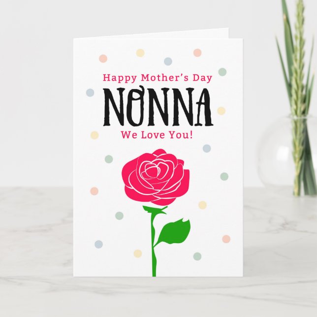 Lycklig Mors dag, Nonna, du Elak allt Kort (Framsida)
