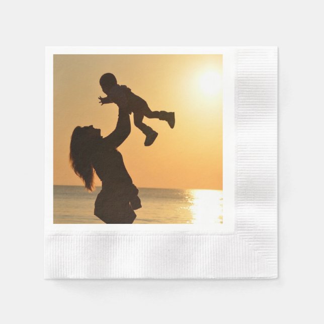 LYCKLIG MORS DAG PAPPERSSERVETT (Framsidan)