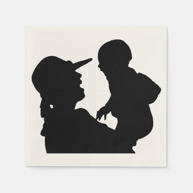 LYCKLIG MORS DAG PAPPERSSERVETT (Framsidan)