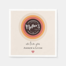 Lycklig mors dag pappersservett