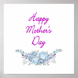 lycklig mors dag poster