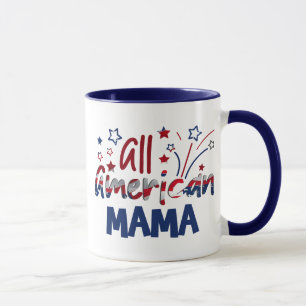 lycklig mors dag-presentidé om alla amerikanska ma mugg