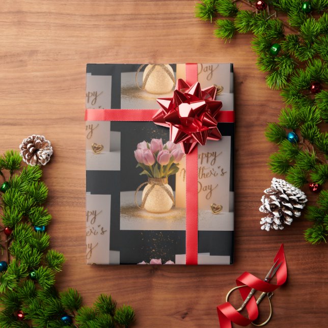 Lycklig Mors dag Presentpapper (Julgåva)