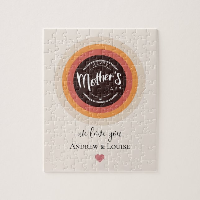 Lycklig mors dag pussel (Vertikal)