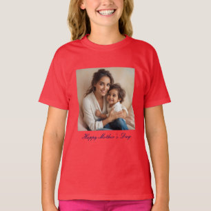 Lycklig Mors dag Red Girls' T-Shirt