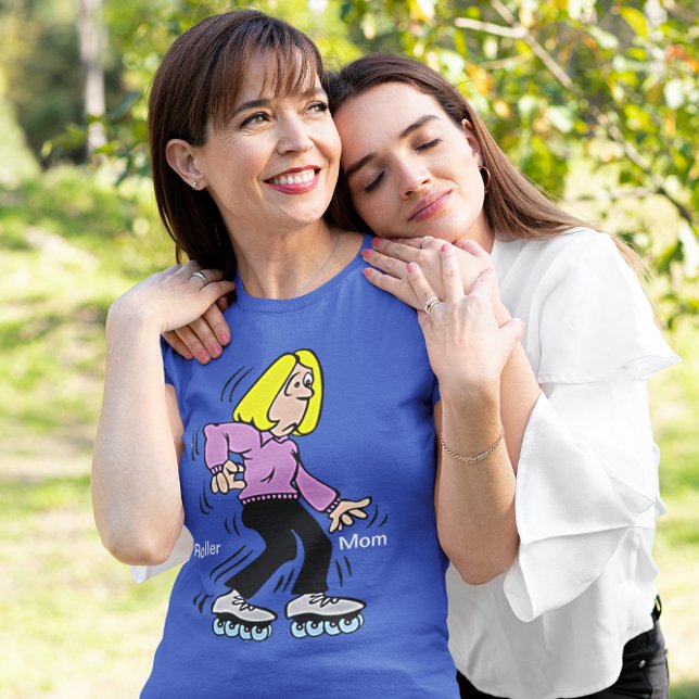Lycklig Mors dag Roller Mamma T Shirt (Happy Mother's Day Roller Mom T-Shirt)