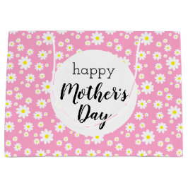 Lycklig Mors dag Rosa Daisy Flower Mönster