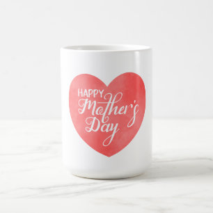 Lycklig mors dag, rosa mamma kaffemugg
