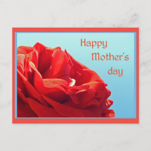 LYCKLIG MORS DAG - ROSA ROS VYKORT