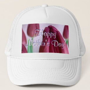 Lycklig Mors dag Rosey Tulips Truckerkeps