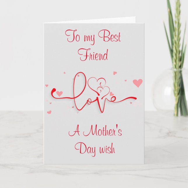 LYCKLIG MORS DAG **SISTER** MORS DAG-KORT HELGKORT (Framsida)