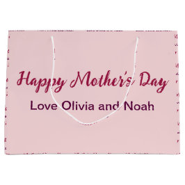 Lycklig Mors dag Skriptverkets Blek Rosa Namn om G