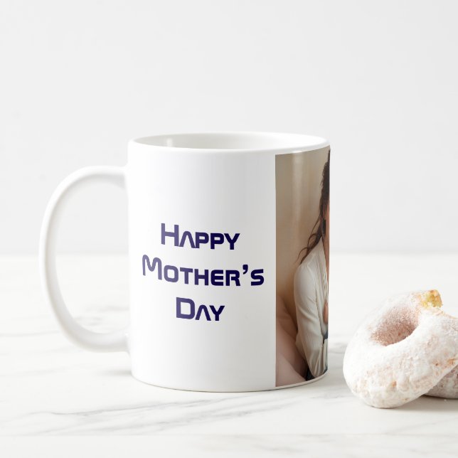 Lycklig Mors dag Snyggt Kaffemugg (Med munk)