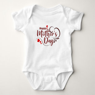 Lycklig Mors dag Snyggt Text Design-23121 T Shirt