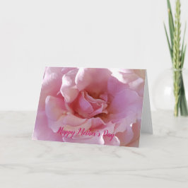 Lycklig Mors dag Soft Rosa ros Helgkort