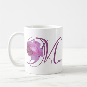 Lycklig Mors dag söt rosa ros blommigt snyggt Kaffemugg