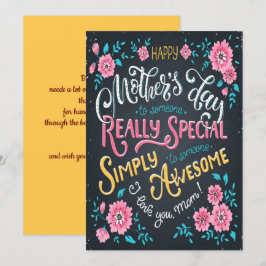 Lycklig Mors dag | Speciella och Fantastisk Mamma Julkort
