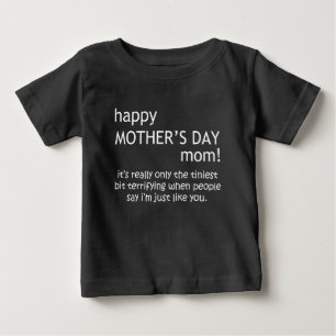 lycklig mors dag t-shirt
