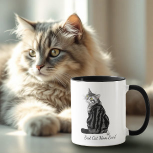 Lycklig Mors dag Tabby katt Mugg