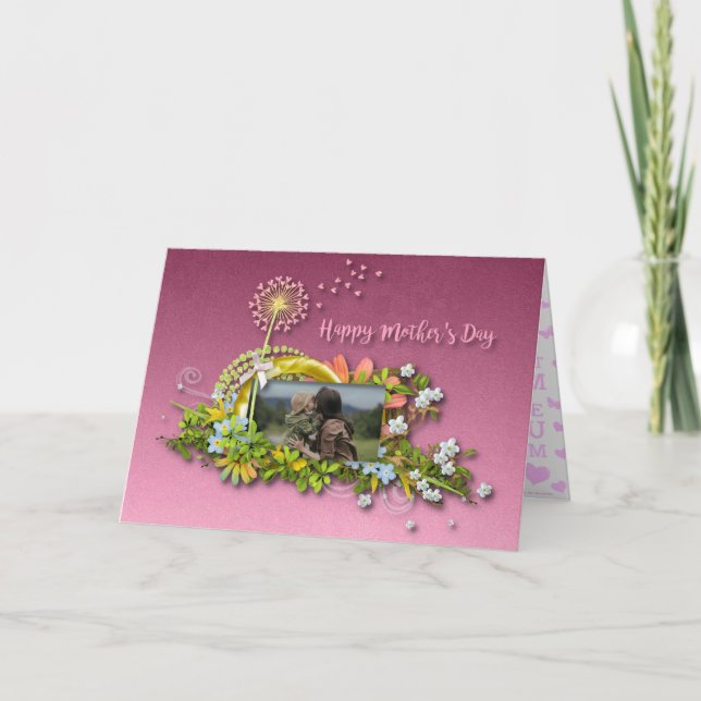 Lycklig Mors dag Tack Kort (Framsida)