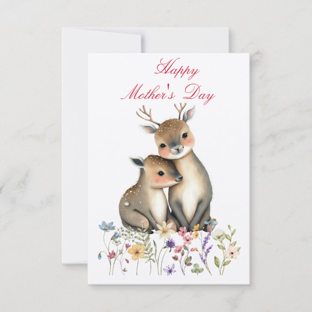 Lycklig Mors dag Tack Kort (Framsida)