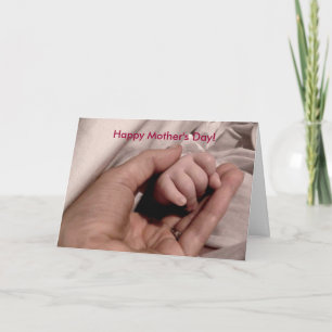 Lycklig Mors dag till första Mamma Kort