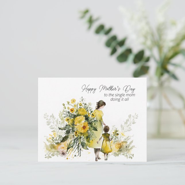 Lycklig Mors dag till Mamma Julkort (Stående Fram)