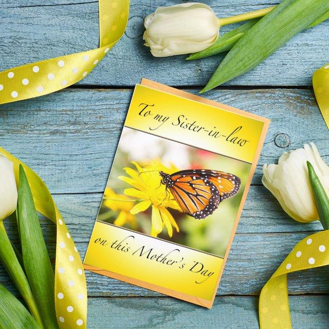 Lycklig Mors dag till mitt svärmakarkort Kort (Skapare uppladdad)