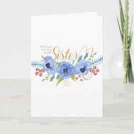 Lycklig Mors dag till mycket speciella sisterblomm Kort