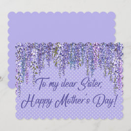 Lycklig Mors dag till syster Wisteria Gräns