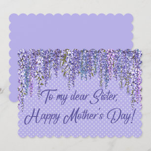 Lycklig Mors dag till syster Wisteria Gräns