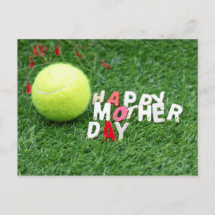 Lycklig Mors dag till Tennis-spelkort Vykort