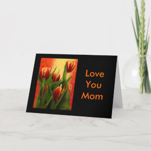 Lycklig Mors dag - Tulips Kärlek You Mamma Gibney Kort