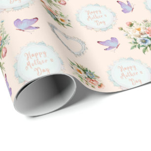Lycklig Mors dag Vanilla Cream Presentpapper