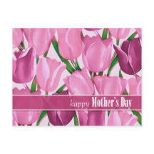 Lycklig Mors dag. Vår Tulips-målning